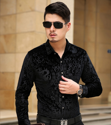 camisa social masculina slim fit luxo preta camisa social masculina slim fit luxo preta